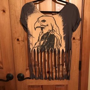 Chelsea & Violet Fringe Top